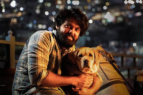 Rakshit Shetty as Dharma and Charlie in 777 Charlie