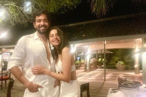 Rakul Preet with her brother Aman Preet