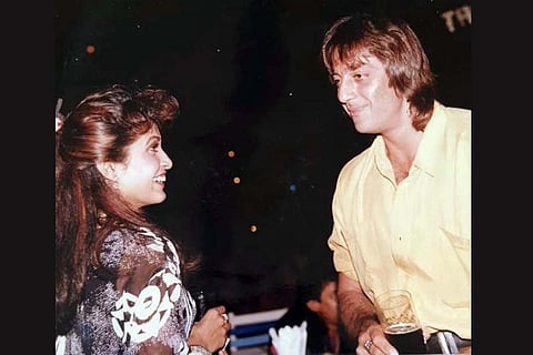 Ramya Krishnan with Sanjay Dutt
