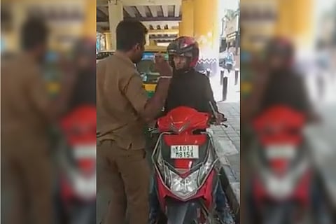 Bengaluru cops book auto driver after video of him verbally abusing bike taxi driver
