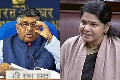 Kanimozhi asks Law Minister about Women’s Reservation Bill, he gives vague answer
