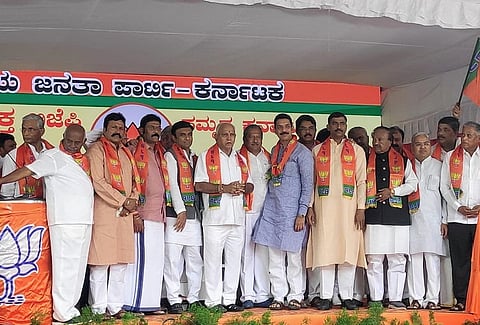 With influx of 16 Cong-JD(S) rebels, dissent brews within Karnataka BJP