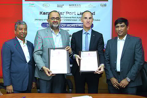 Renault Nissan signs agreement with Kamarajar Port for car shipments