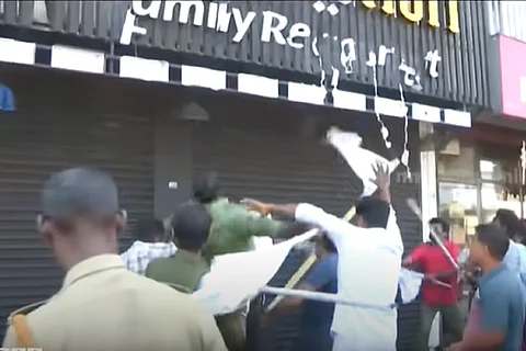 DYFI members attacks restaurant