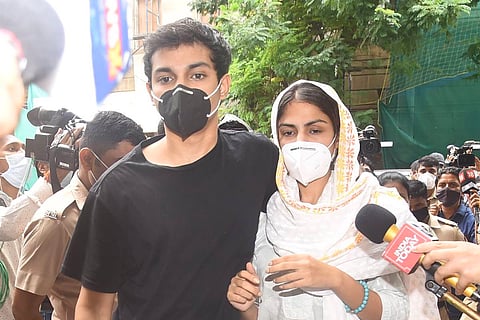 Rhea Chakraborty and her brother Showik