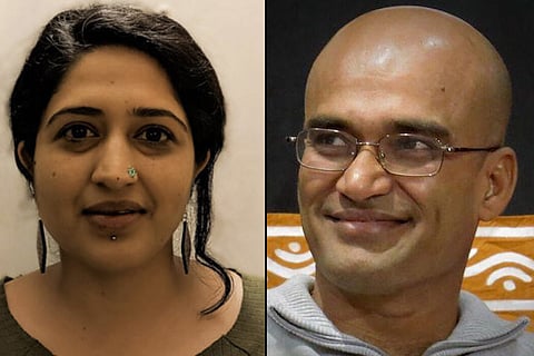 Rheea Mukherjee and Vasudhendra