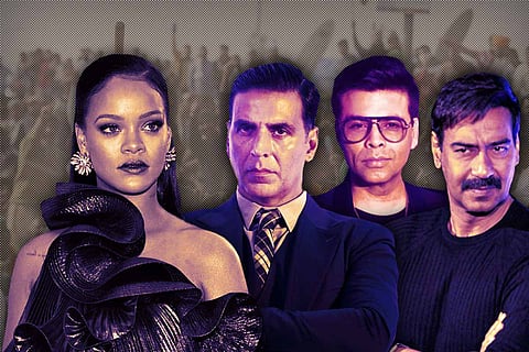 Akshay Kumar, Karan Johar and Ajay Devgn have come in support of the government