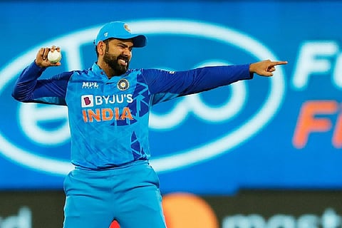 Image of Indian captain Rohit Sharma