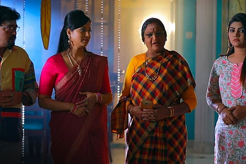 A scene from Tamil serial Roja