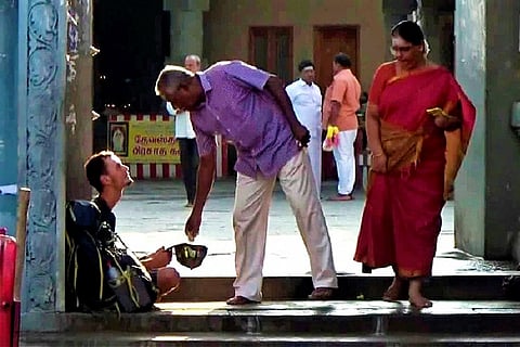 Russian man found begging at Kanchipuram temple, cops and Sushma step in to help