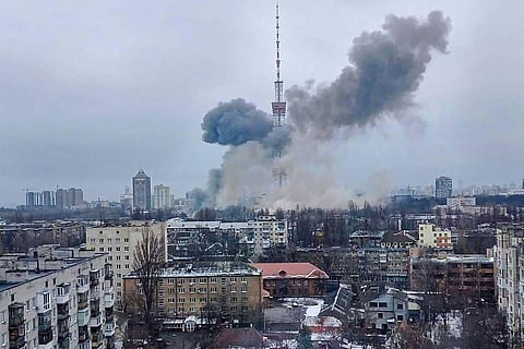 Russian troops fired on the TV tower near the Memorial Complex in Kyiv: Narrow escape for Indian student in Ukraine, was 50m from where Naveen was killed