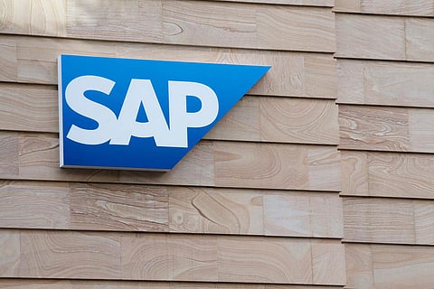 Logo of tech company SAP