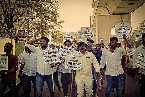 Once a playground, now a massive dumping yard: Secunderabad residents protest