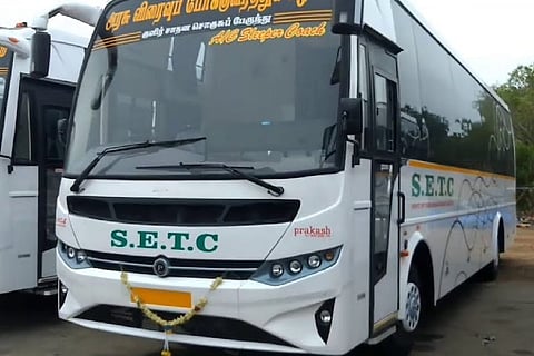 Representative image of an SETC bus