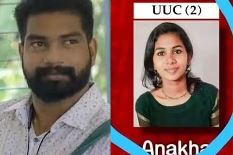 Collage of Vishak and the real candidate who won the elections