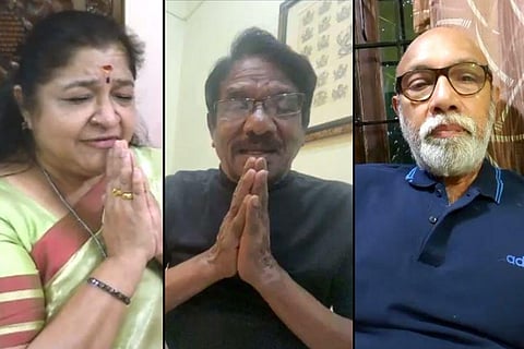 Bharathiraja, KS Chitra, Mano and others pray for SPB's health