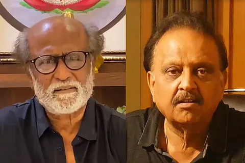 Rajinikanth and SPB