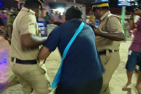 69 people arrested from Sabarimala Sannidhanam on Sunday remanded for 14 days