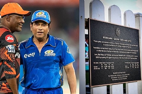 Sachin Tendulkar, Brian Lara honoured at Sydney Cricket