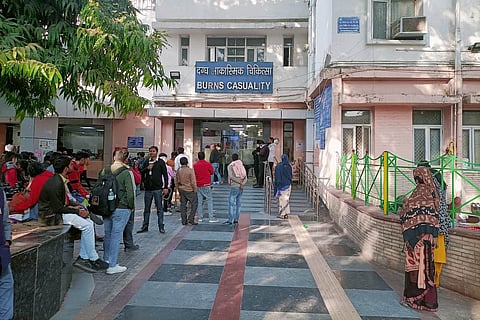 Burns ICU at Safdarjung hospital