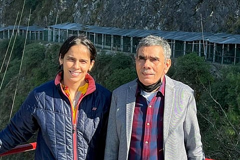 Saina Nehwal and her father Harvir Singh, who condemned actor Siddharth’s comment, sought apology