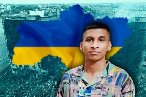 Sainikesh from Tamil Nadu has joined Ukrainian army