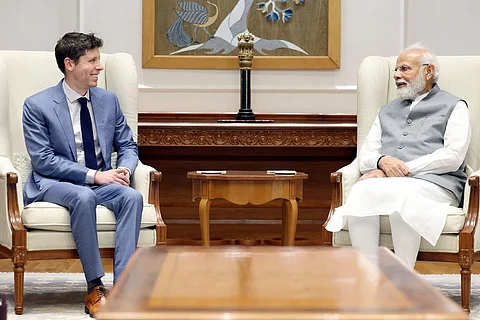 Sam Altman and PM Modi