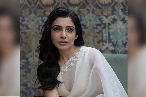 Samantha from Shaakuntalam promotions