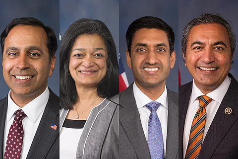 Raja Krishnamoorthi, Pramila Jayapal, Ro Khanna and Dr Ami Bera