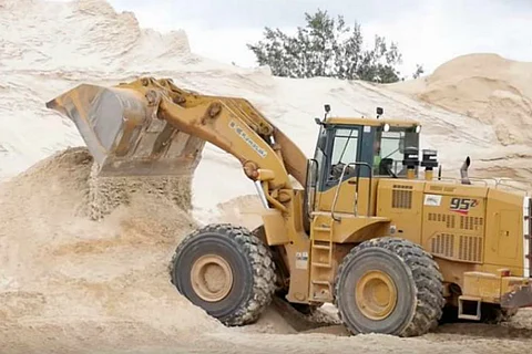 Representative image of sand mining