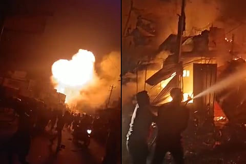Five killed, 10 injured in blaze at firecracker store in TN's Kallakurichi