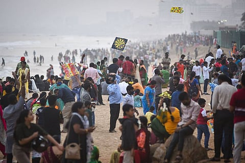 People gather at Vizag's RK Beach for Sankranti in 2021: Andhra Pradesh puts off night curfew till Sankranthi, full list of restrictions