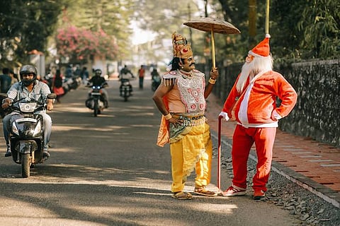When Maveli met Santa: Kerala bride turns into Santa for her 'Save the Date' video