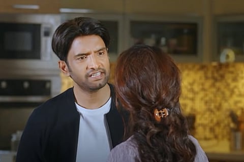 Santhanam and Shirin Kanchwala in a screengrab from Dikkiloona trailer