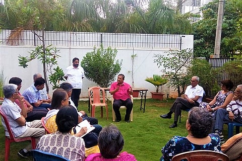 Santosh Hegde endorses AAP’s Prithvi Reddy, attacks BJP and Congress