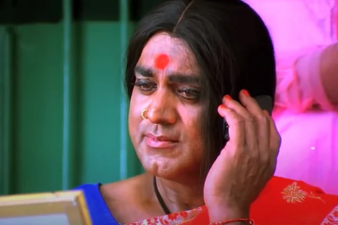 Actor Sarathkumar as Kanchana