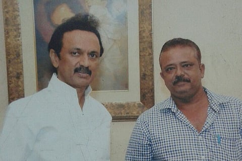 DMK names Meiyanathan as Alangudi candidate, replaces newbie Satish