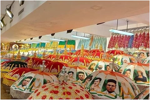 Savarkar on Thrissur Pooram Umbrella