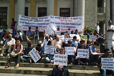 3.7 lakh trees to be felled in Western Ghats, B'luru activists protest against projects