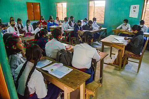Representative image of a classroom: Budget 2022: Allocation for education up by 11.86%, slew of new schemes announced