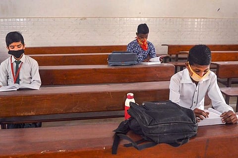 Students attending classes amid lockdown