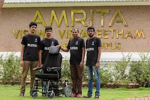 This wheelchair made by Kerala students self-drives and can be controlled via an app