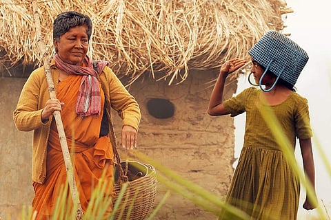 Actors Kovai Sarala and Nila in Sembi