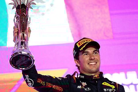 Red Bull's Sergio Perez wins F1 Saudi Arabian Grand Prix.