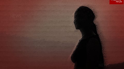 Representative image of a woman's silhouette against a red background