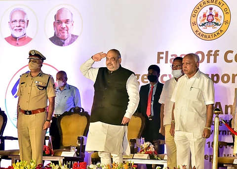 Yediurappa and Amit Shah