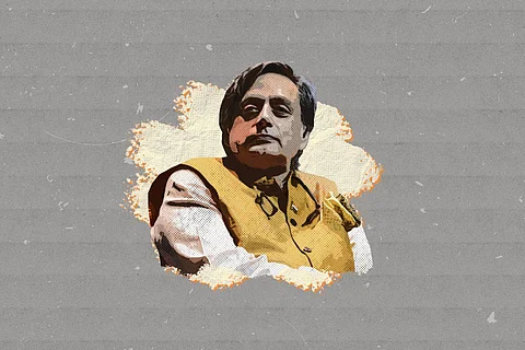 Stylised image of Thiruvananthapuram MP Shashi Tharoor.