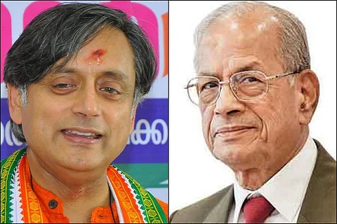 Shashi Tharoor and E Sreedharan
