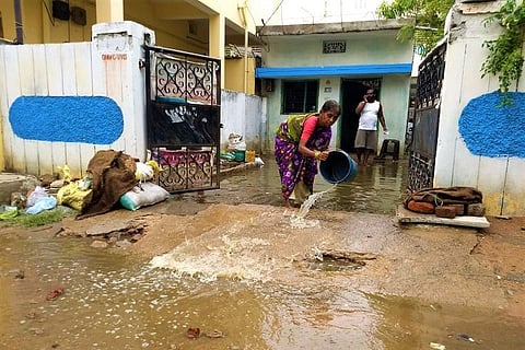 Hyd colony inundated again after rains, frustrated residents threaten to shun elections