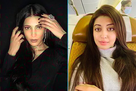 Actors Shruti Haasan and Pranitha Subhash